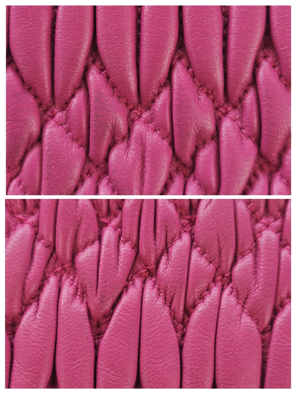 Miu Miu Crystal‎ Matelasse Pink Nappa Leather Jeweled Shoulder Bag - Picture 11 of 16